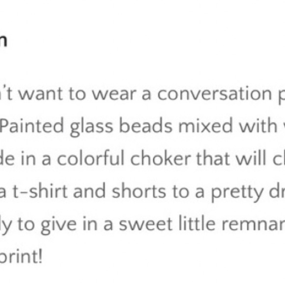 Natural life choker with extender - Picture 2 of 4